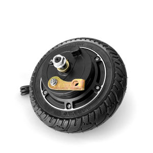 มอเตอร์ดุมแบบไม่มีแปรงถ่าน Skuter Listrik 8นิ้วพร้อมหน้าจอ LCD 36V 350W แบบทำมือชุดแปลงล้อเบรกดรัม