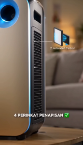 Pembersih Udara Digital Air Purifier Blue air Hepa Filter Negative Ion home indoor Air Purify Cleaner Anti Anti Bacteria Layer 空气净化器