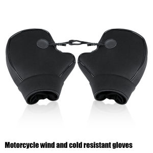 Protective Electric Scooter Thick Warm Handlebar Grip Handle Bar Muff Rainproof ATV Motorcycle Gloves Guante Moto Winter Gloves