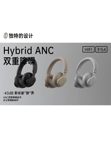 Tai nghe không dây 3Life ANC Giảm tiếng ồn Trò chơi Bluetooth Không có độ trễ 40mm Vòng xoay lớn Có thể tháo rời Tai nghe Trò chơi Âm nhạc Tai nghe