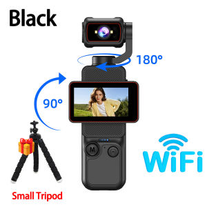 New Portable HD 1080P Action Camera Manual 90 180 Degree Rotation For Vlog Video Recording Record Life Handheld Action Camera