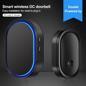 Wireless Doorbell Battery Type Welcome Chime Home Door Bell Intelligent 60 Songs 300M/984 FT Remote Door Chime Kit With bracket
