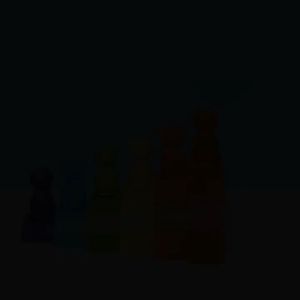 FU  Mainan Montessori Wooden Rainbow Block + Peg Doll Balok Pelangi