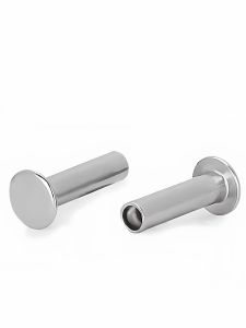 Flat Head Half Hollow Aluminum Rivet GB875 Medium Core Hollow Core Rivets for Hardware And Tools Fasteners Rivets M2-M8mm