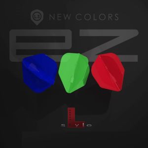 L STYLE DARTS FLIGHT - (EZ L3 SHAPE) CHAMPAGNE INTEGRATED STANDARD SMALL DART FLIGHTS (SAYAP ARROW)