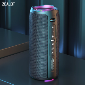 Loa Bluetooth Di Động ZEALOT-S49PRO 20W Chống Nước IPX6 Tăng Cường Âm Trầm Ghép Nối Kép Âm Thanh Không Dây Thực Sự Với Đầu Vào AUX