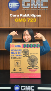 GMC 723 Kipas Angin Meja Tornado Besi 2in1 Ukuran 14 Inchi Bergaransi Resmi