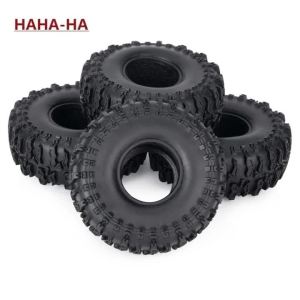 4Pcs 62mm 1.0" Soft Rubber Wheel Tire for 1/18 1/24 RC Crawler Car Axial SCX24 TRX4-M Upgrade Parts Accessories