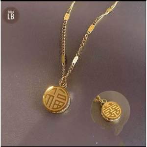 Kalung Rantai Dewasa Titanium Liontin Cantik Fashion CXB162
