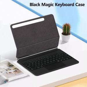 AJIUYU | Magic Backlight Keyboard Folio For Samsung Galaxy Tab S10 Lite S10 FE S9 FE 10.9" S7 S8 S9 11 Smart Magnetic Cover Case TouchPad