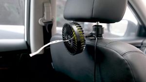 【SG 现货】Car Fan Usb Mini 360°Rotating Fan Car Rear Fan Ffoldable Portable Fan Car 2 Speed Silent Truck Fan