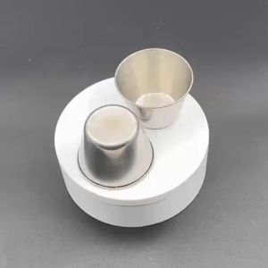 12PCS/SET Stainless Steel Condiment Sauce Cups Ramekin Condiment Cups Dipping Sauce Bowl