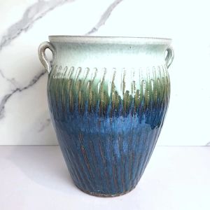 The Leaferie Alva tall plant pots (2 colours) Ceramic flowerpot flowerpots flower pot planter