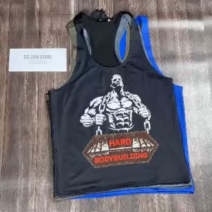 Áo 3 lỗ tập gym thể thao nam DOGYMSTORE thun lạnh 4 chiều không xù lông thoáng mát ABBL1