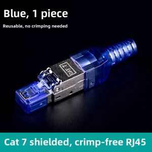 ZUOBO | Shielded Zinc Alloy Plug Cat 6A 7 Network Crysta Connector