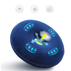 Donut Pillow Hemorrhoid Tailbone Cushion 100% Memory Foam Coccyx Prostate Sciatica Bed Sores Post-Surgery Pain Relief Orthopedic Firm Seat Pad for Home Office Car