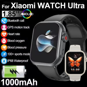 2025 New 1000mAh Battery AMOLED Smart Watch Ultra K62 Men Women Heart Rate 100+Sport HD Bluetooth Call IP67Waterproof SmartWatch