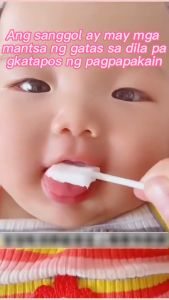 Tưa lưỡi rơ lưỡi Oral cleaner hộp 30 que cho bé tiện lợi tiệt trùng vệ sinh an toàn cho bé