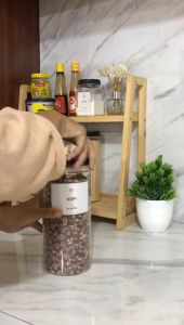 Toples 1300ml aluminium Hitam