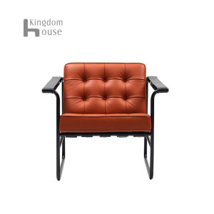 De Sede Armchair Scandinavian Designer Black Leather Art Casual Chair Living Room Normcore Genuine Leather Couch