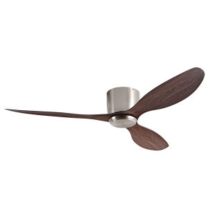 PUYU | Ceiling Fan Vintage Light Ultra-thin Inverted Silent For Low Ceilings