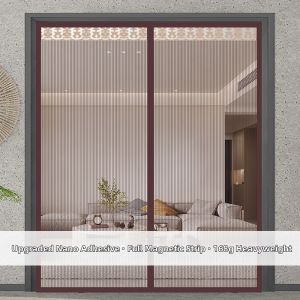 Mosquito Fly Protection Magnetic Adhesive Net Curtain