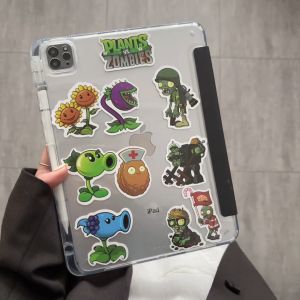 🔥ส่งจากไทย🔥Plants vs Zombies เคส for iPad air7 2025 11 pro 2024 11 air6 10.2 Gen11 10 9 8 2022 เคสไอแพด Air5 10.9 Case พร้อมถาดใส่ปากกา