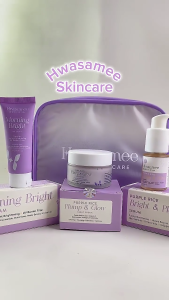 Hwasamee - Special Bundle 3 in 1 Serum + Day Cream + Night Cream Paket Perawatan Kulit Untuk Mencerahkan 20g