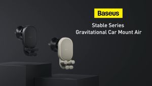 Baseus Gravity Car Phone Holder Auto Restorable in Car Air Vent Silicone Stand For iPhone 14 13 Xiaomi Samsung Car Mobile Holder