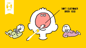 Pigeon Baby Training Tooth Brush Lesson 1 / 2 / 3 | Sikat Gigi Bayi