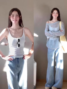 LANMENGYA | Summer New Design Strap Chest Padded White Tank Top