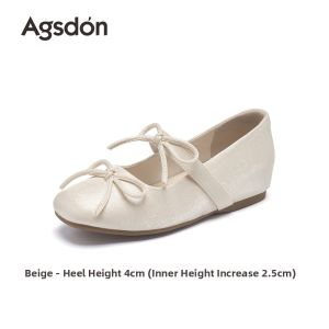 Agsdon | Pink Increased Comfort Mary Jane Shoes for Dresses