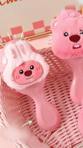 Gratis Semua - Sisir Karakter Lucu 2 in 1 / Travel Size Hair Comb with Mirror