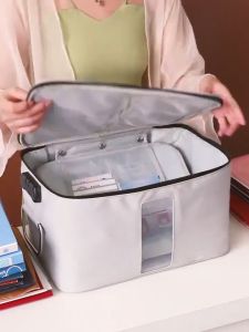 Túi đựng giấy tờ hồ sơ quan trọng - Nhiều ngăn bền đẹp chống nước - Túi đựng tài liệu đa năng cặp tài liệu gia đình