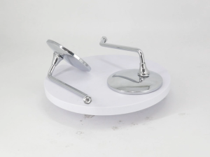【PH LOCAL STOCK】Vintage Retro Round Motorcycle Chrome Rearview Mirror Universal 8mm 10mm Metal Side Mirror for Honda Click Yamaha Nmax Mio Scooter