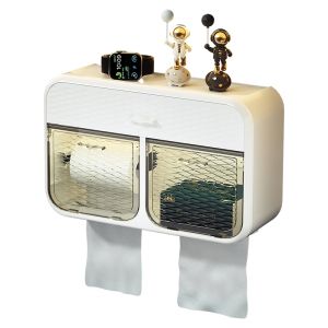 MEIZHUFU | Wall-mounted Drill-free Toilet Paper Holder