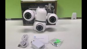 V380 PRO Outdoor Triple Lens CCTV Camera Full HD 15MP Waterproof IP67 Night Vision two-way audio Auto Tracking APP Control remote Video Surveillance