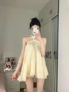 LIHONGYI | French Off-Shoulder Lace Chiffon Blouse