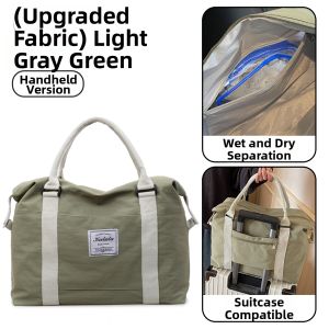 LEYUEMAO | Lightweight Short Trip Handbag Large Capacity For Women