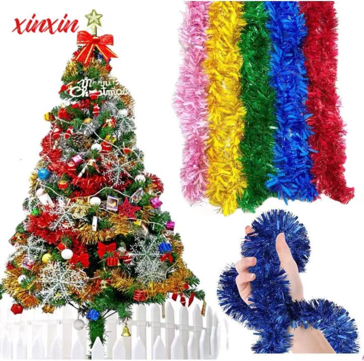 1.5M christmas garland/Tinsel Garlands/decor/ribbon/prop,christmas tree/party/ ornamen DIY,PVC