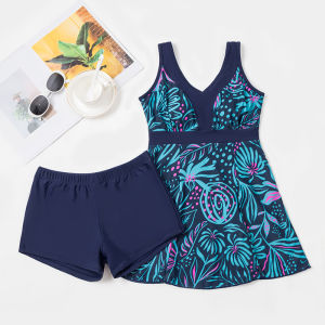 Đồ Bơi Cỡ Lớn Mẫu Mới 2023 Đồ Bơi Cho Mẹ Tắm Suối Nước Nóng Mẫu Bán Chạy Cho Nữ Mùa Hè Phân Mảnh Kín Đáo Thon Gọn Che Bụng Mập Cô Nàng