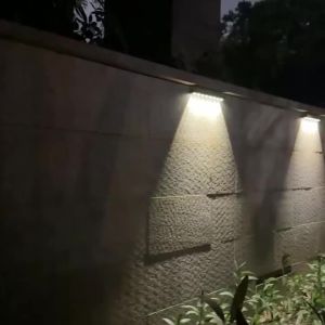 4/8LED Solar Wall Light Solar Light Outdoor Waterproof Courtyard Light Balcony Staircase Fence Atmosphere Decoration Lighting