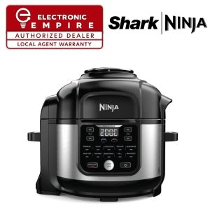 Ninja OP350 Foodi 11 in 1 Multi cooker in one pot Pressure cooker Bake Roast Dehydrate Slow Cooker Air Fryer Grill Sear/Saute Steam Sous Vide Yogurt maker & More with 6L Capacity and Recipe Book