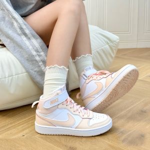 Nike | Giày Sneakers Cổ Cao Màu Hồng Mới Thu