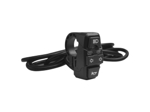 3 in 1 Electric Bike Scooter Switch Headlight Turn Signal Horn Switch 36V/48V ON/OFF Control Switch Waterproof for E-Bike Electric Scooter Motorcycle