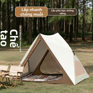 BEIANLANG | Lều Tam Giác Mở Tự Động Nhanh Gọn và Gập Được Dành cho Dã Ngoại Bãi Biển Du Lịch Ngoài Trời