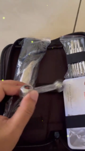 NARIO Malaysia 16 in 1 Portable Bike Repair Tool Kit Mini Pump Emergency Bicycle Patch Kit Tool Bag wt Strap