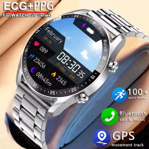 2025 New Outdoor Sports Smart Watch Men GT Series 1.53 inch AMOLED Screen Sports Watch ECG+PPG Health Smartwatch Man For Android