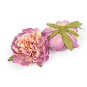 European Style Peony Flower Head Home Decorations Handmade DIY Materials for Bags Headwear Artificial Silk Flowers