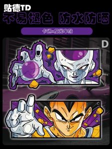 Dragon Ball Sun Wukong Frisa Super Saiyan Car Motorcycle Case Reflective Scratch Cover Stickers